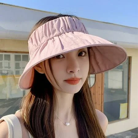Cocozhu Women's Korean Version Pleated Sunscreen Hat logo
